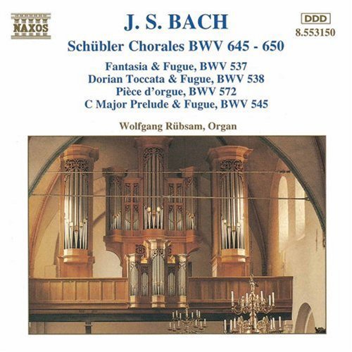 Bach / Rubsam - Schubler Chorales - Music CD