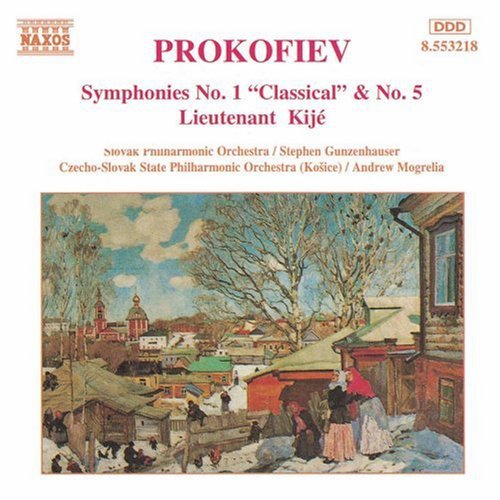 Prokofiev / Gunzenhauser / Slovak Philharmonic - Symphonies 1 & 5 - Music CD