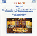 Bach / Muller-bruhl / Cologne Chamber Orchestra - Concerti For Harpsichord Flute & Violin - Music CD