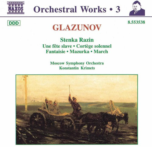 Glazunov / Krimets / Moscow Sym Orchestra - Orchestral Works 3 - Music CD