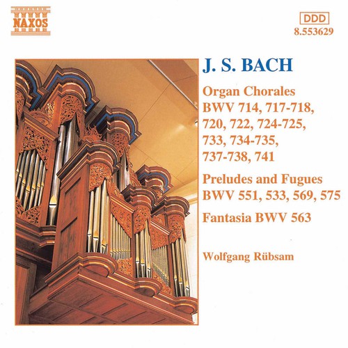 Bach,j.s. / Rubsam - Organ Chorales Preludes & Fugues - Music CD