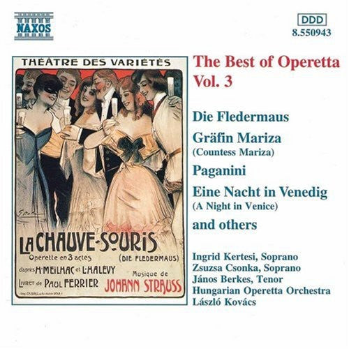 Berkes / Hungarian Operetta / Kovacs - Best Of Operetta 3 - Music CD