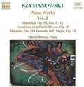 Szymanowski/ Roscoe - Piano Works 2 - Music CD