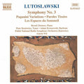 Lutoslawski / Wit / Polish National Radio Symphony - Symphony 3 / Paganini Variations / Paroles Tissees - Music CD