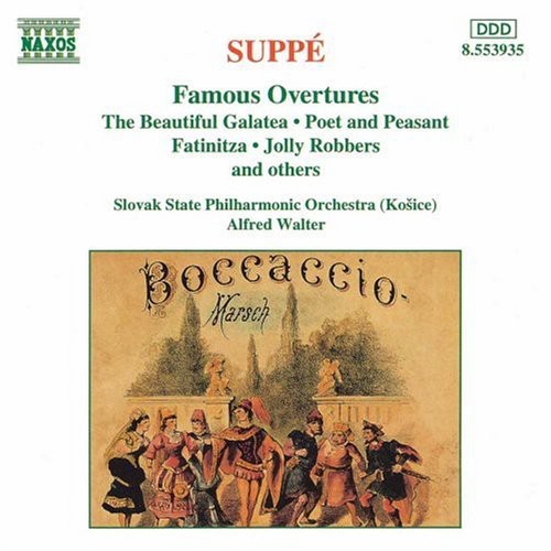 Suppe / Walter / Slovak State Philharmonic - Famous Overtures - Music CD