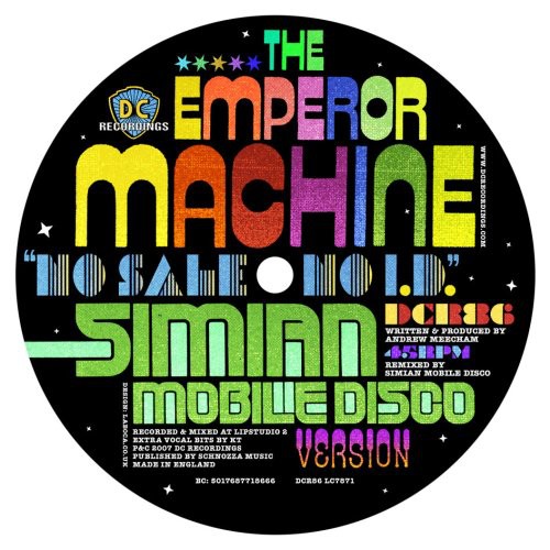 Emperor Machine - No Sale No Id (simian Mobile Disco Version) - Vinyl Record