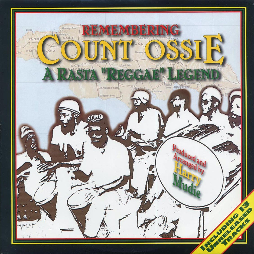 Count Ossie - Remembering Count Ossie: A Rasta Reggae Legend (1996 FIRST PRESS) (orig. press) (green vinyl) Vinyl Record