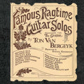 Famous Ragtime Guitar Solos Music CD