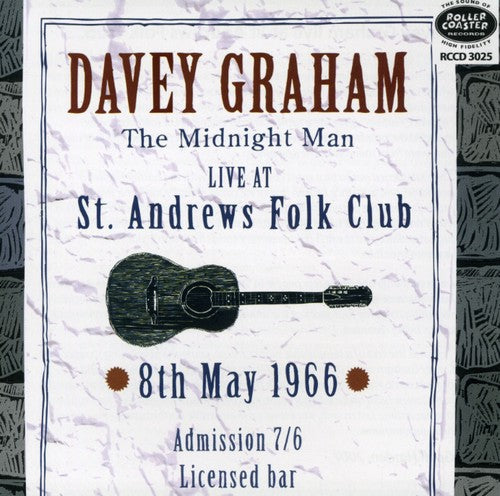 Graham,davey - Live At St Andrews 8th May 1966 - Music CD