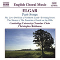 Elgar / Farrington / Cambridge Univ / Robinson - Part-songs - Music CD
