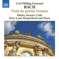 C.p.e. Bach / Kouzov / Laul - Viola Da Gamba Sonatas - Music CD