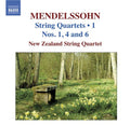 Mendelssohn / New Zealand String Quartet - String Quartets 1 Nos 1 4 & 6 - Music CD