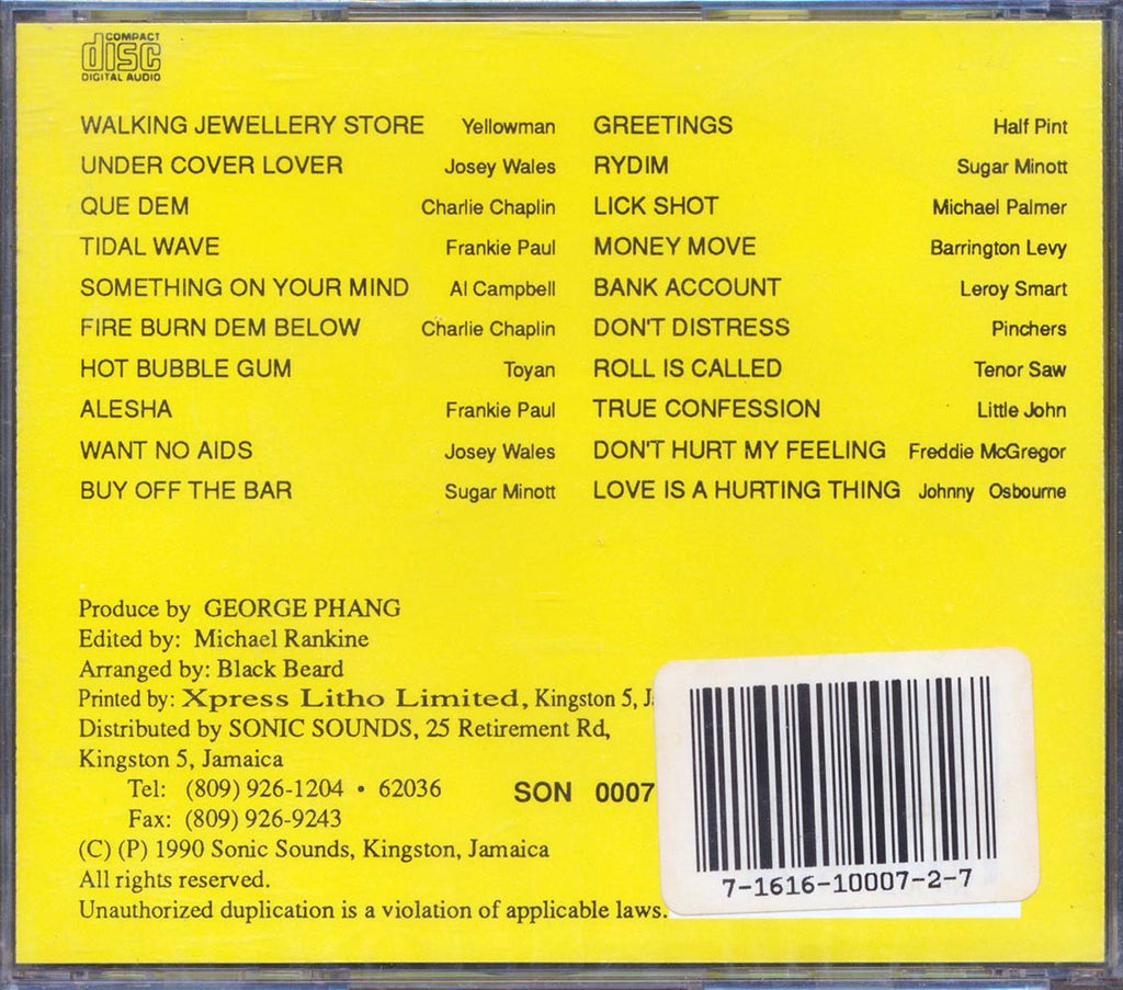 Tenor Saw, Barrington Levy, Sugar Minott, Etc. - Power House Volume 1 (20 tracks) Music CD