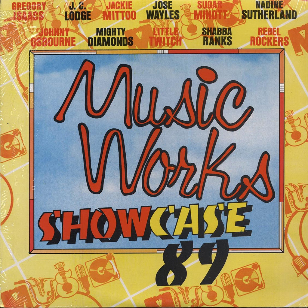 Johnny Osbourne, Gregory Isaacs, Sugar Minott, Shabba Ranks, Etc. - Music Works Showcase 89 (rhythm: "Mind You Dis") (Jamaica press) (orig. press) Vinyl Record