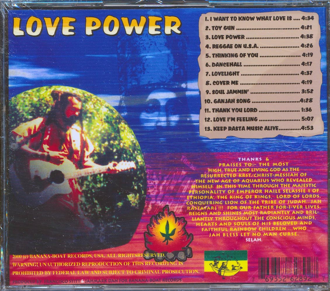 Jahmark & The Soulshakers - Love Power Music CD