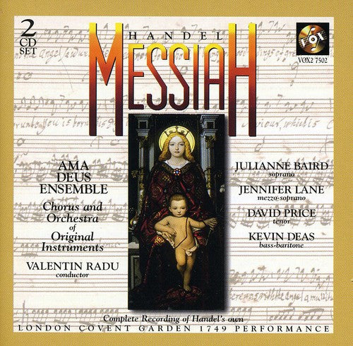 Handel / Ama Deus Ensemble / Radu - Messiah - Music CD