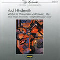 Hindemith / Berger / Mauser - Werke Fur Cello Und Klavier I - Music CD