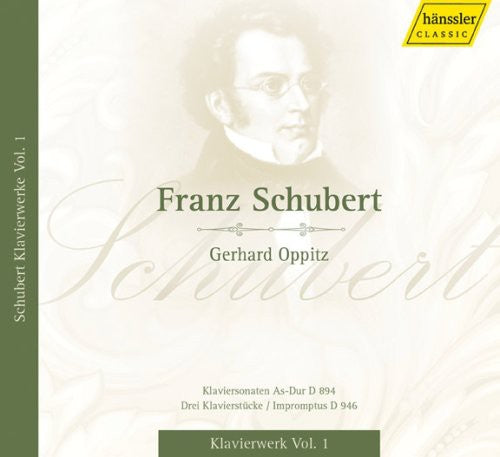 Schubert / Oppitz - Piano Works 1 - Music CD