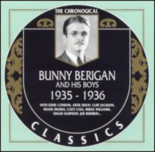 Berigan,bunny - Bunny Berigan & His Boys 1935-36 - Music CD