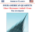 Glass / Evans / Herrmann / Fine Arts Quartets - Four American Quartets - Music CD
