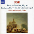 Sor / Krivokapic - Twelve Studies Op. 6 / Fantaisie Op. 7 - Music CD