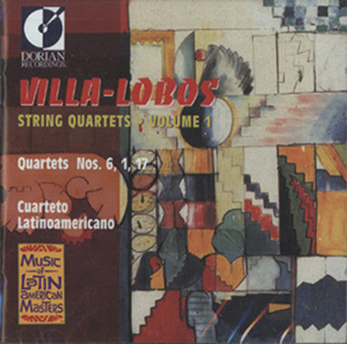 Villa-lobos / Cuarteto Latinoamericano - String Quartets 6 - Music CD