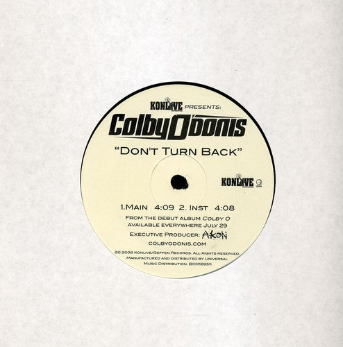 O'donis,colby - Don't Turn Back (x2) - Vinyl Record
