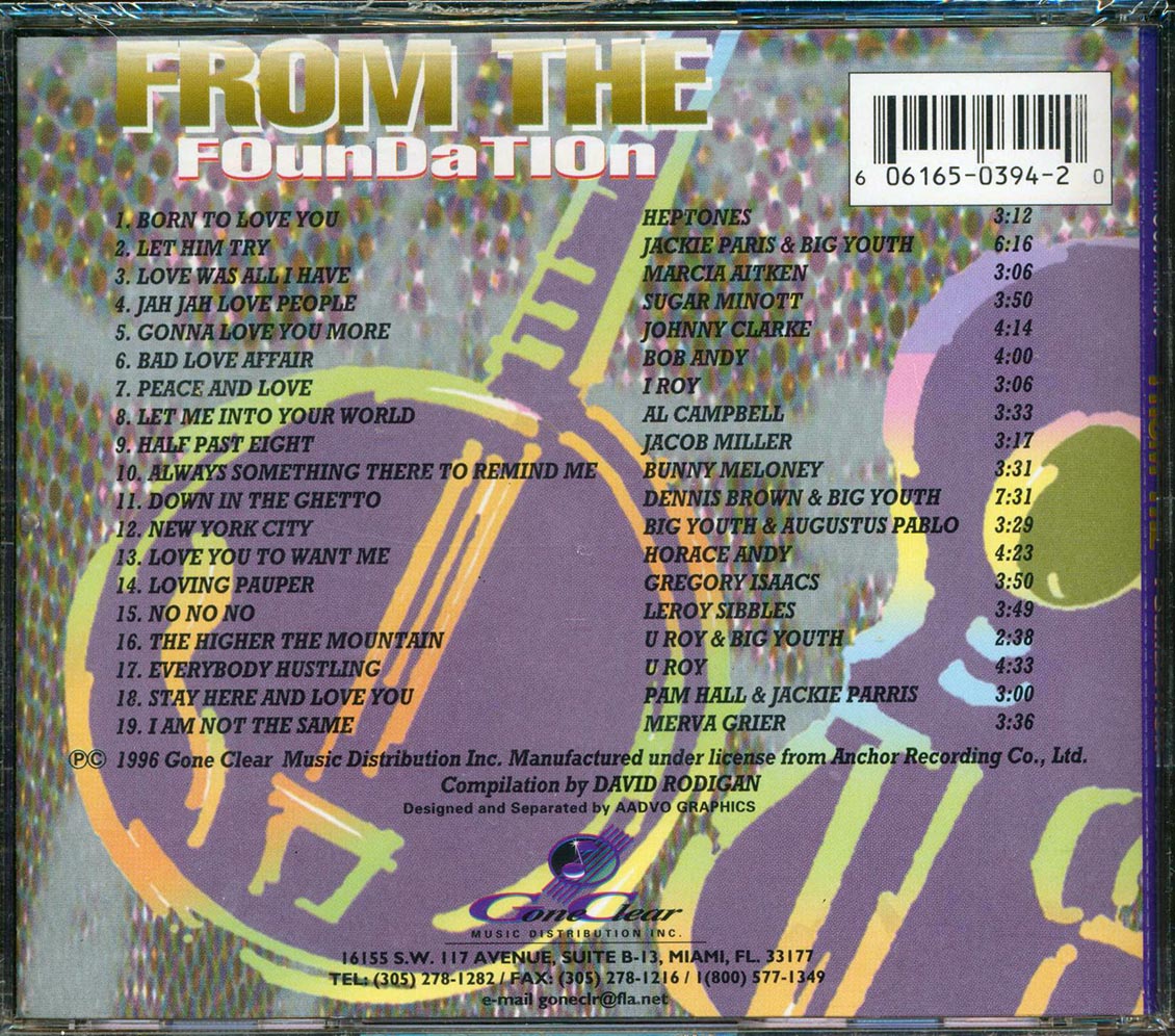 Jacob Miller, THe Heptones, U Roy, Horace Andy, Etc. - From The Foundation Music CD