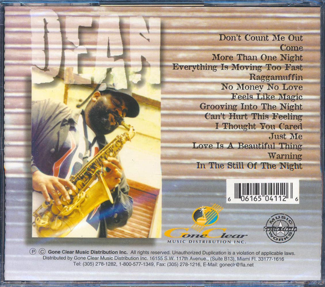 Dean Fraser - Dub N Sax Music CD