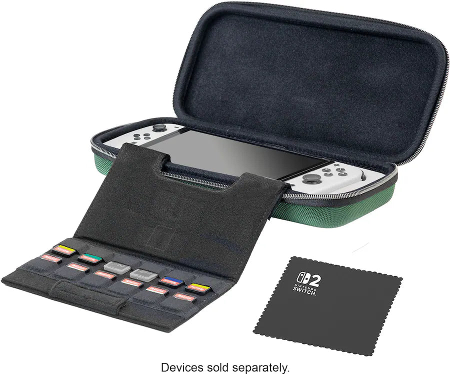 RDS Industries Game Traveler Deluxe Hylian Shield Zelda Case Green