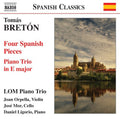 Breton / Lom Piano Trio - Four Spanish Pieces / Piano Trio In E Major - Music CD