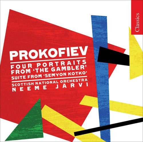 Prokofiev / Rsno / Jarvi - Four Portraits From The Gambler - Music CD