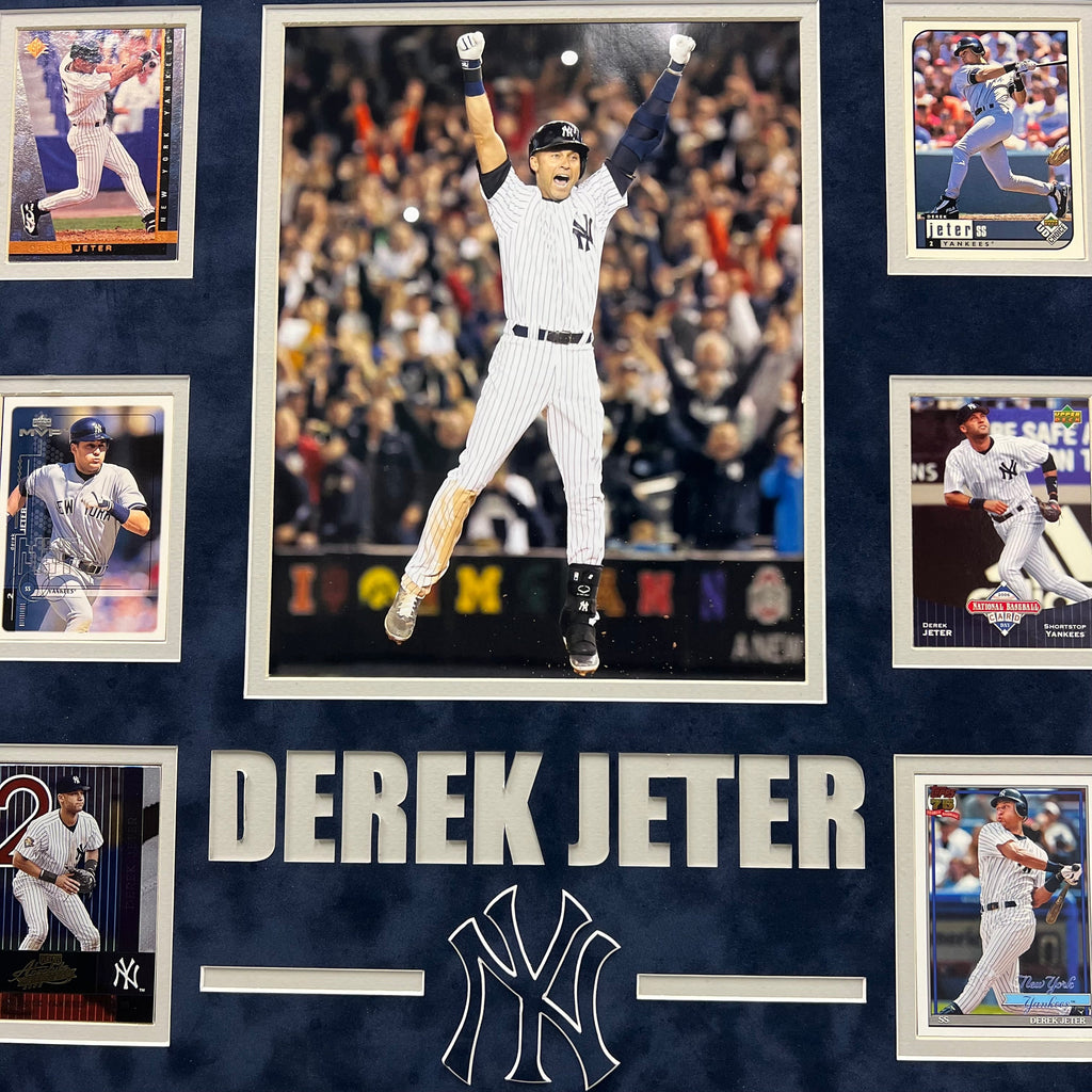Derek Jeter 10-Card Custom Display Frame New York Yankees