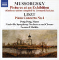 Mussorgsky / Peng-peng / Slatkin / Nashville So - Picturs At An Exhibition / Piano Concerto No. 1 - Music CD
