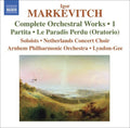 Markevitch / Van Den Hoek / Shelton / Walker - Complete Orchestral Works 1 - Music CD