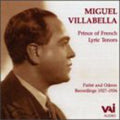 Villabella,miguel - Prince Of French Lyric Tenors - Music CD
