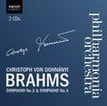 Brahms / Pao / Von Dohnanyi - Symphony No. 2 / Symphony No. 4 - Music CD