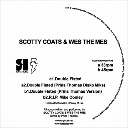 Coats,scotty / Wes The Mess - Double Fisted - Vinyl Record