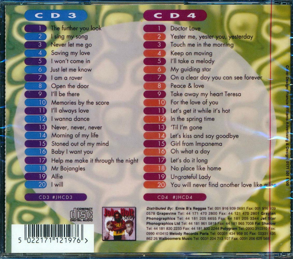 John Holt - John Holt Story Volume 3 + Volume 4 (40 tracks) (2xCD) Music CD