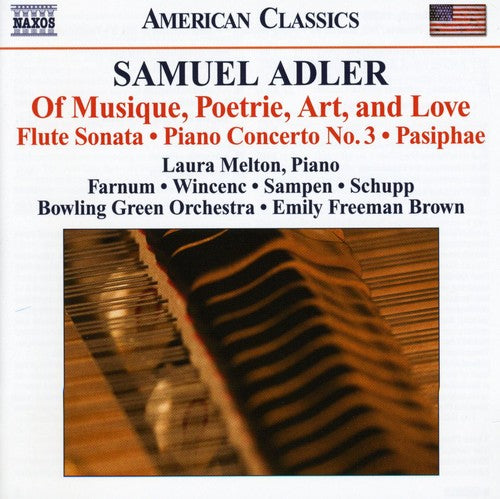 Adler / Melton / Farnum / Wincenc / Sampen / Brown - Of Musique / Poetrie / Art & Love - Music CD