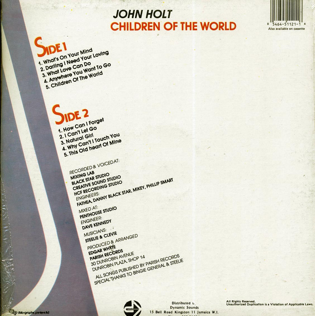 John Holt - Children Of The World Vinyl Record