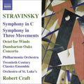Stravinsky / Twentieth Century Ens / Pao / Craft - Symphony In C / Symphony In Three Movements - Music CD