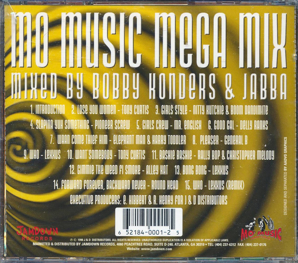 Various - Mo Music Mega Mix: Mixed By Bobby Kondors Music CD