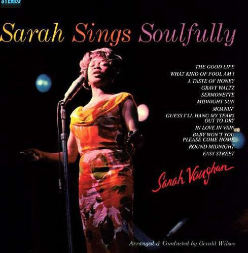 Vaughan,sarah - Sarah Sings Soulfully - Vinyl Record