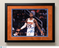 Mikal Bridges Phoenix Suns Signed Basketball 8x10 Custom Framed Photo PSA