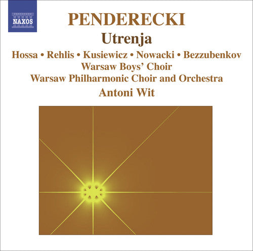 Penderecki / Hossa / Rehlis / Wpo / Wit - Utrenja - Music CD