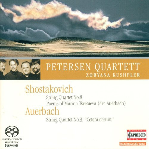 Auerbach / Petersen Quartet / Kushpler - String Quartet 8 / 6 Verses - Music CD