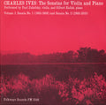 Zukofsky And Gilbert Kalish,paul - Charles Ives: Sonatas For Violin And Piano Vol. 1 - Music CD