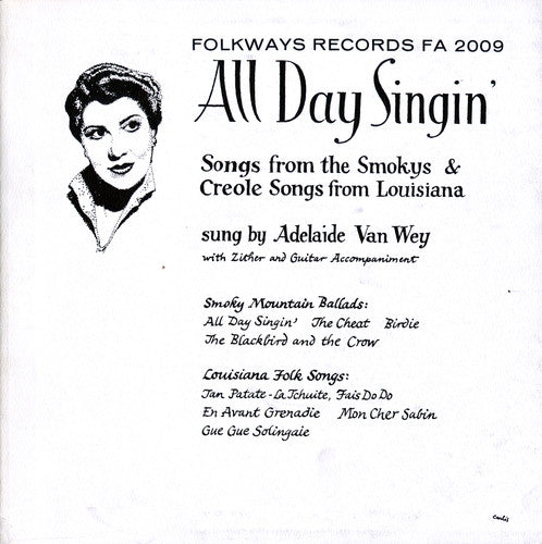 Van Wey,adelaide - All Day Singin: Louisiana Smoky Mountain Ballads - Music CD