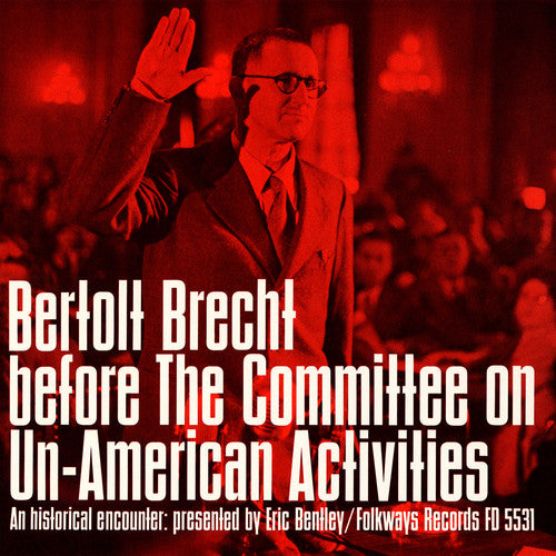 Brecht,bertolt - Bertolt Brecht Committee Un-american Activities - Music CD